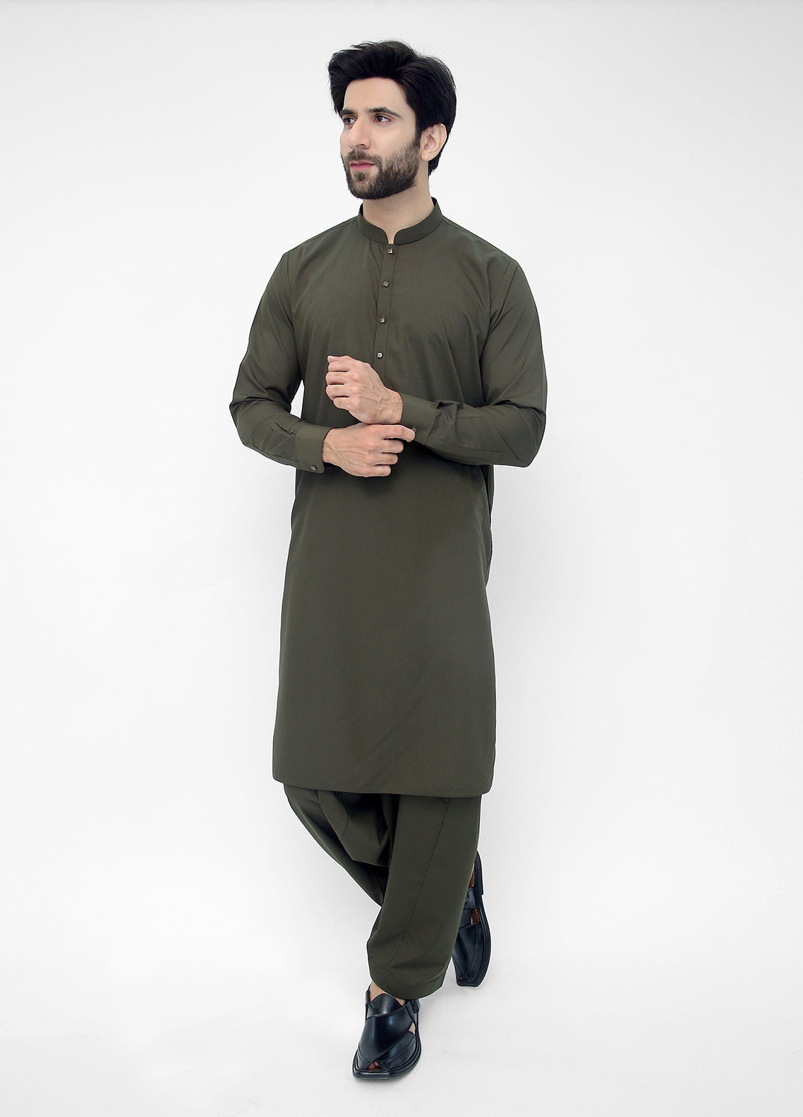 Mehndi Green Color I  Men's shalwar kameez 2025 I Stylish Kameez Shalwar