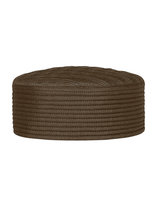 Dark Brown Prayer Cap for Men