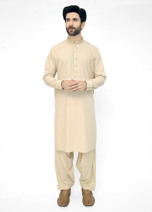 Fawn Kameez Shalwar I Eid Collection 2025 I Stylish Kameez Shalwar